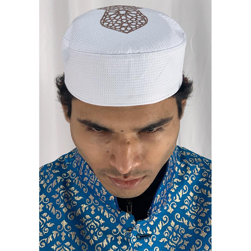 Embroidered  Kufi-almanaar Islamic Store