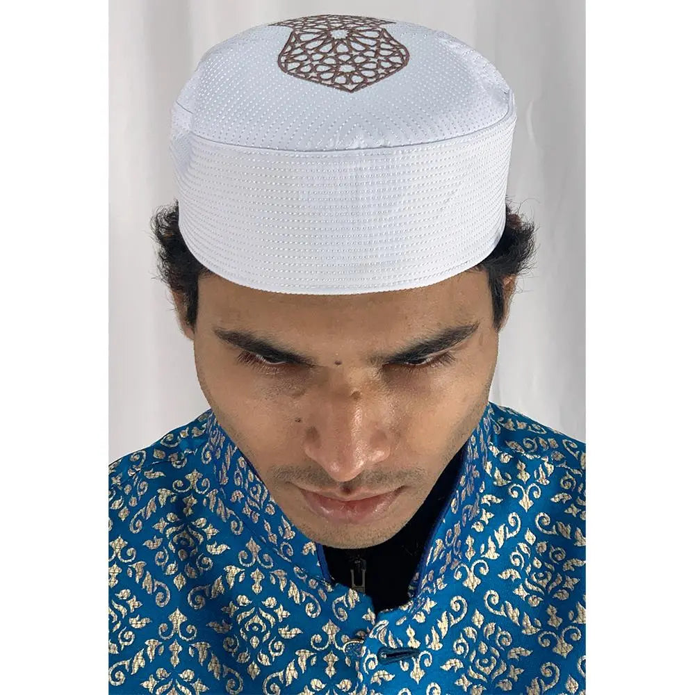 Embroidered  Kufi-almanaar Islamic Store