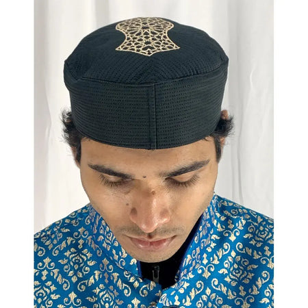 Embroidered  Kufi-almanaar Islamic Store