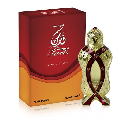Faris Concentrated Perfume Oil 12ml Free from Alcohol Al Haramain-almanaar Islamic Store