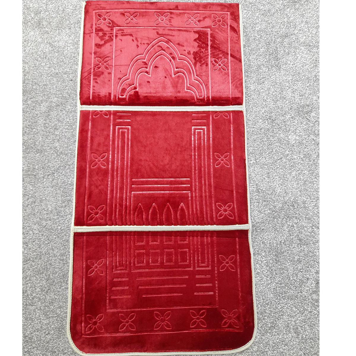 Foldable Padded Prayer Mat And Backrest 2 In 1-almanaar Islamic Store