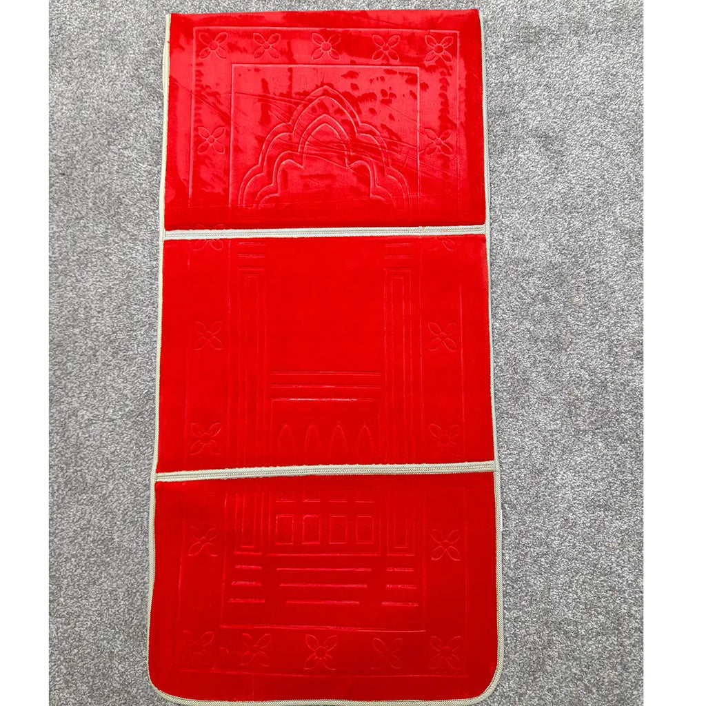 Foldable Padded Prayer Mat And Backrest 2 In 1-almanaar Islamic Store