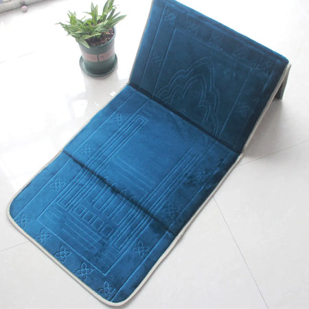 Foldable Padded Prayer Mat And Backrest 2 In 1-almanaar Islamic Store