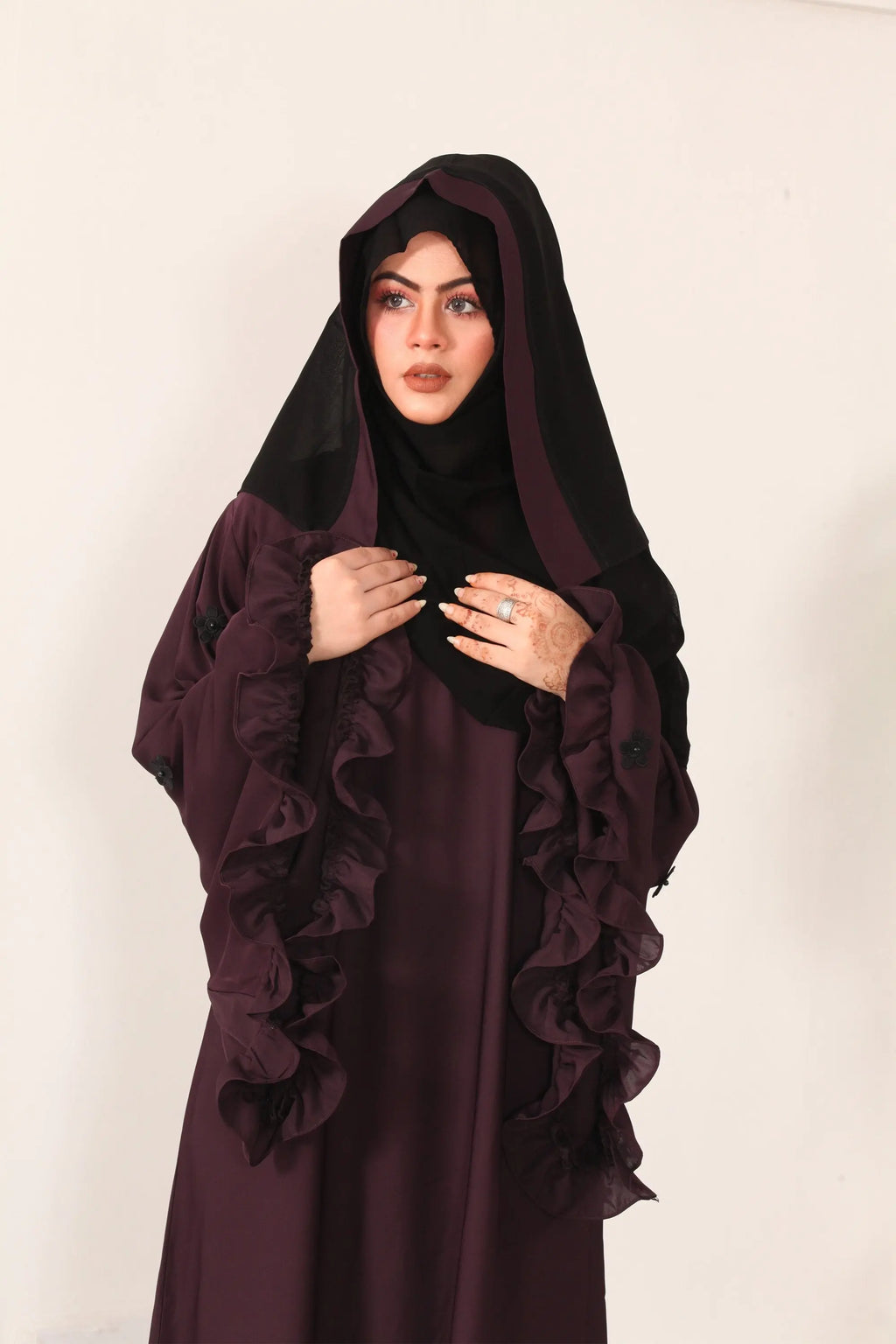 Friel Sleeves Premium Design Party Abaya-almanaar Islamic Store