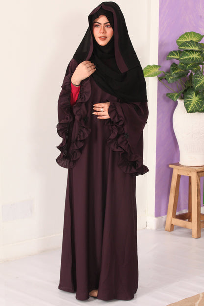 Friel Sleeves Premium Design Party Abaya-almanaar Islamic Store