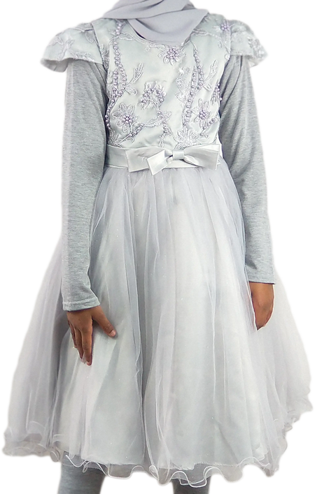 Girl's Party Dress-almanaar Islamic Store