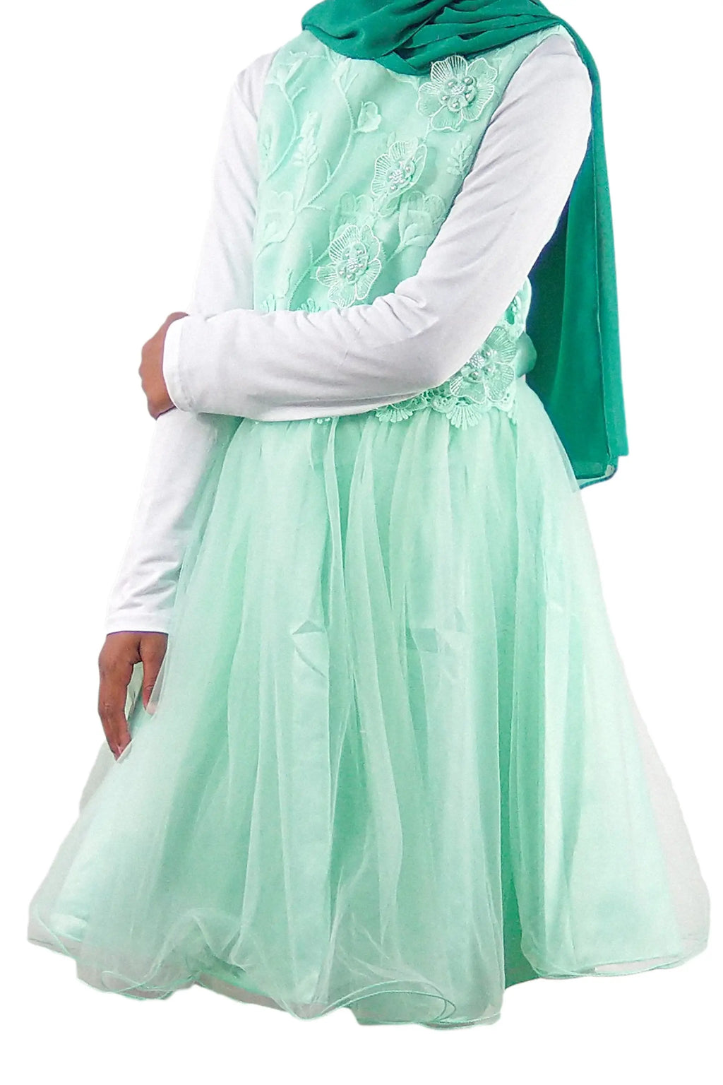 Girl's Party Dress-almanaar Islamic Store