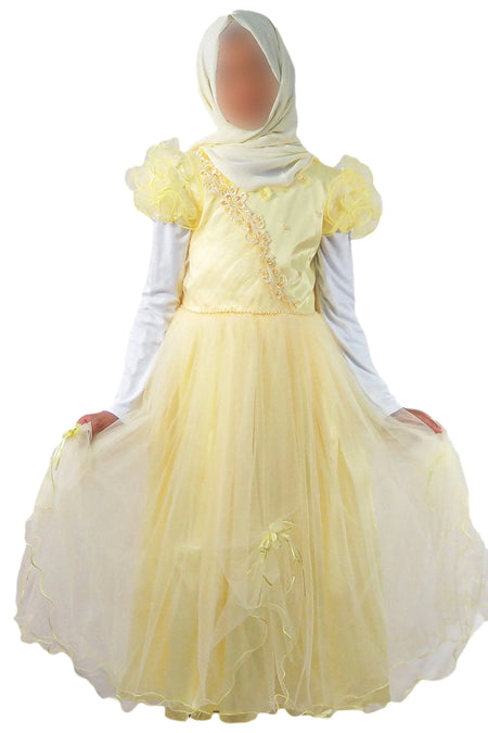 Girl's Party Dress-almanaar Islamic Store