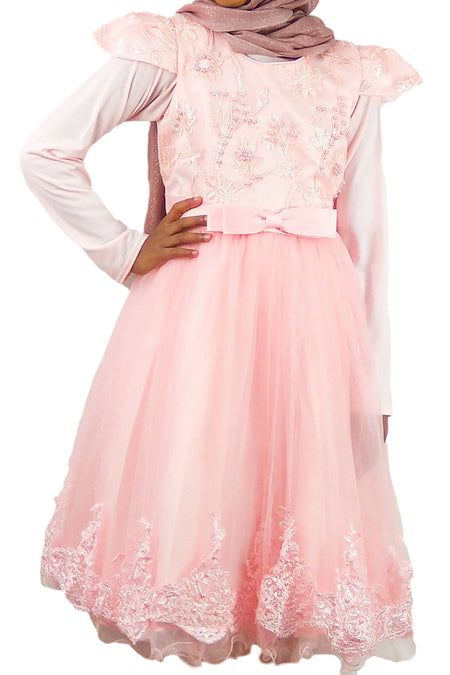 Girl's Party Dress-almanaar Islamic Store