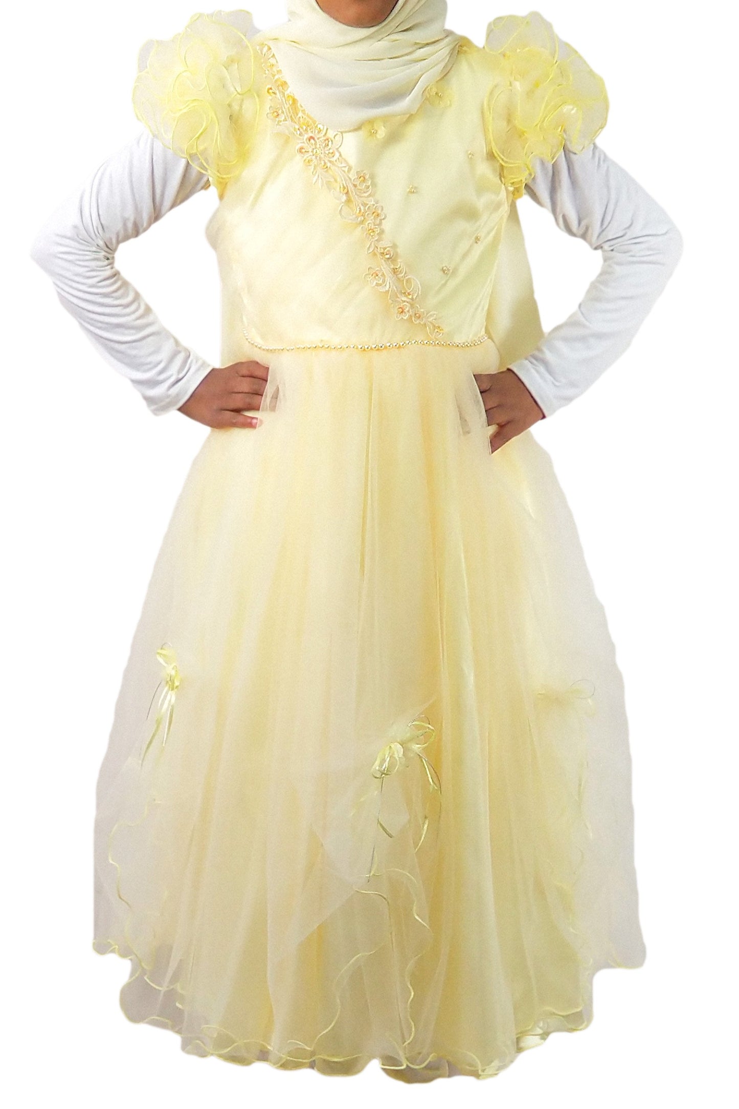 Girl's Party Dress-almanaar Islamic Store