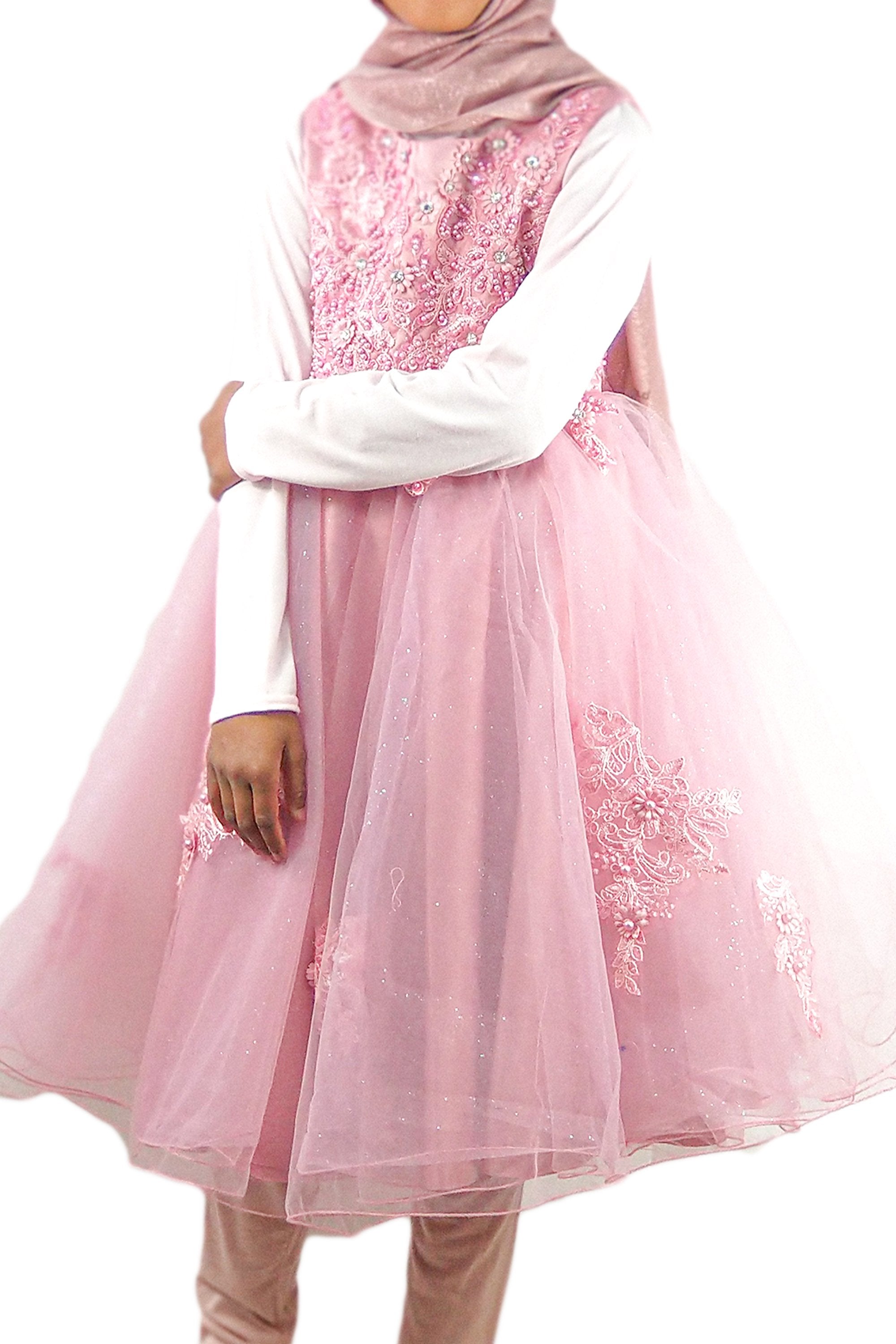 Girl's Party Dress-almanaar Islamic Store