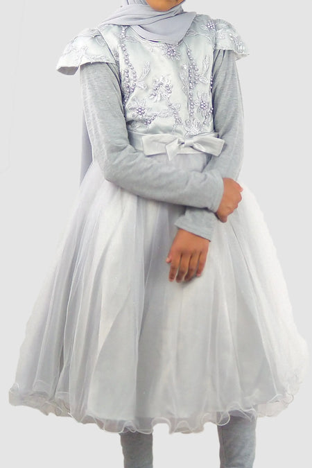 Girl's Party Dress-almanaar Islamic Store