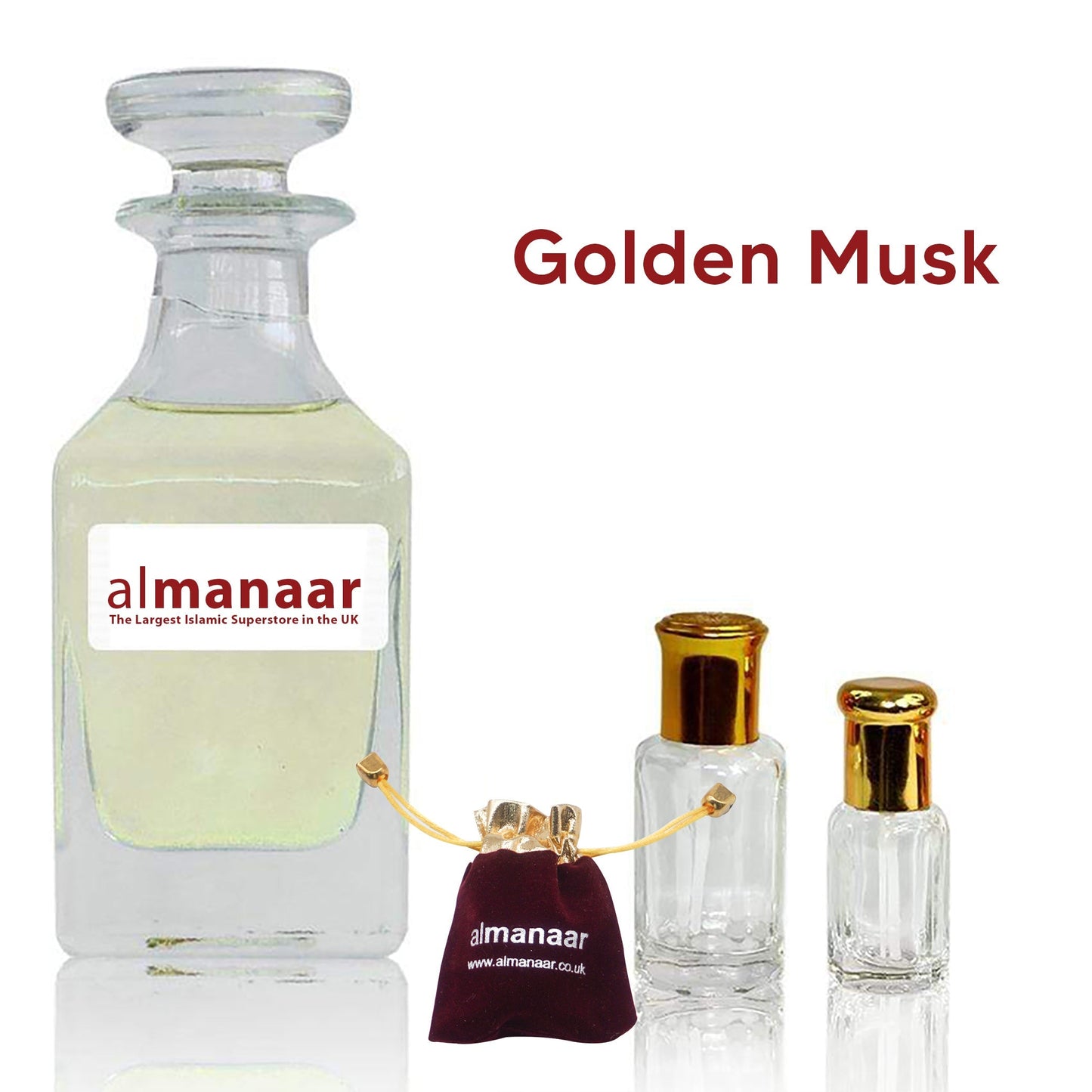 Golden Musk - Concentrated Perfume Oil by almanaar-almanaar Islamic Store