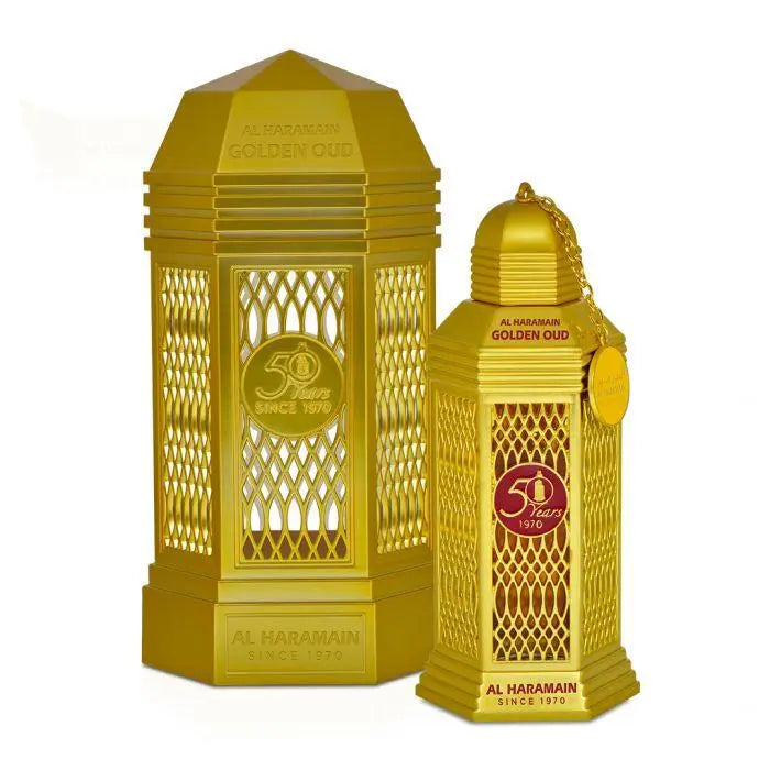 Golden Oud Eau De Parfum Spray 100ml Al Haramain-almanaar Islamic Store