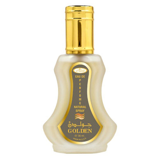 Golden Perfume Spray 30ml By Al Rehab-almanaar Islamic Store