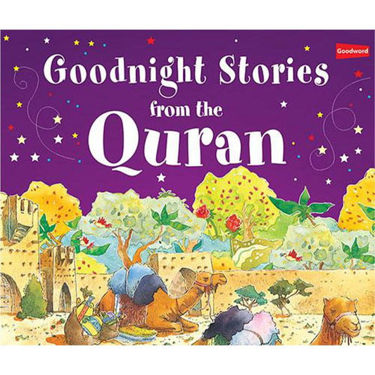 Goodnight Stories from the Quran - Children's Book (Hardback)-almanaar Islamic Store