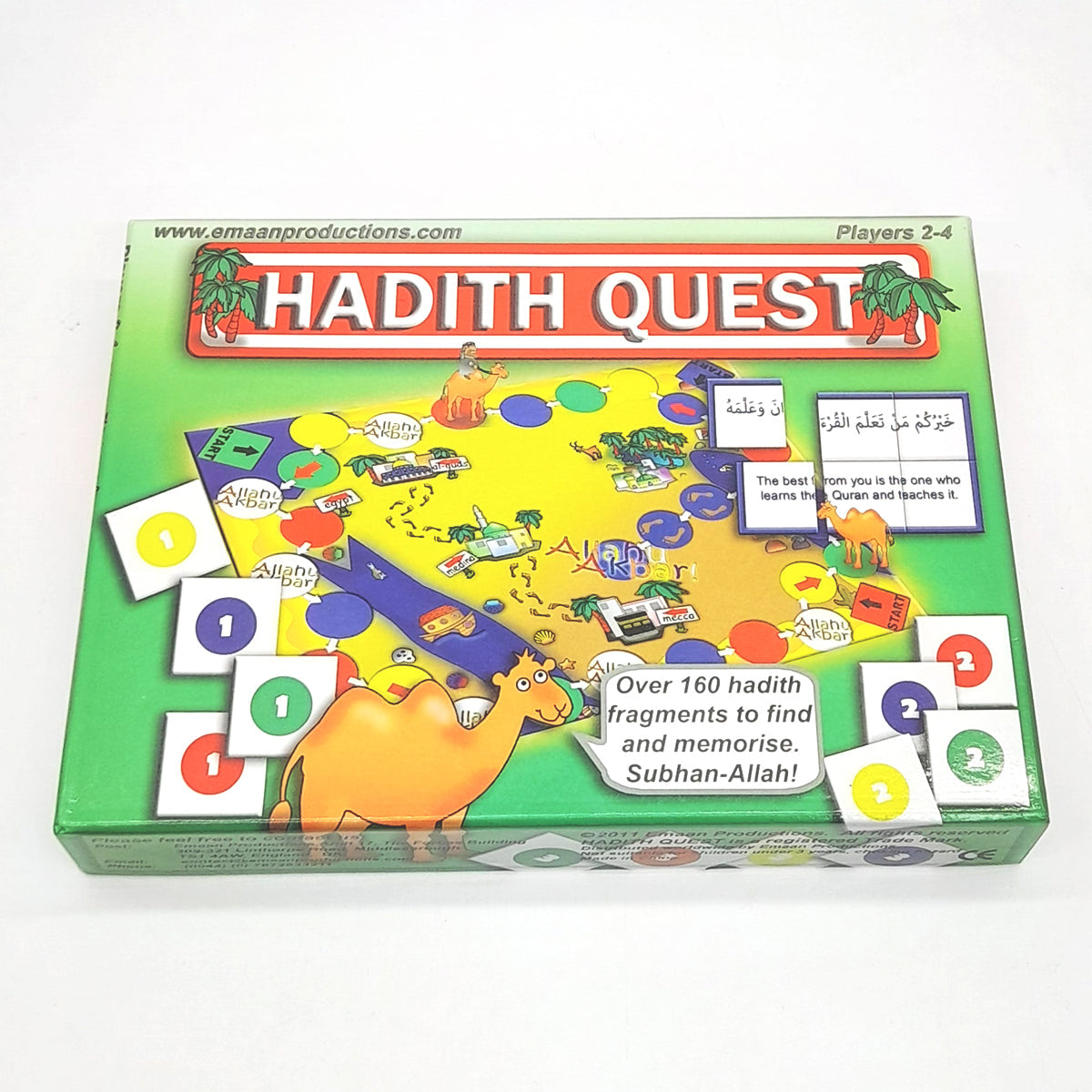 Hadith Quest Board Game-almanaar Islamic Store