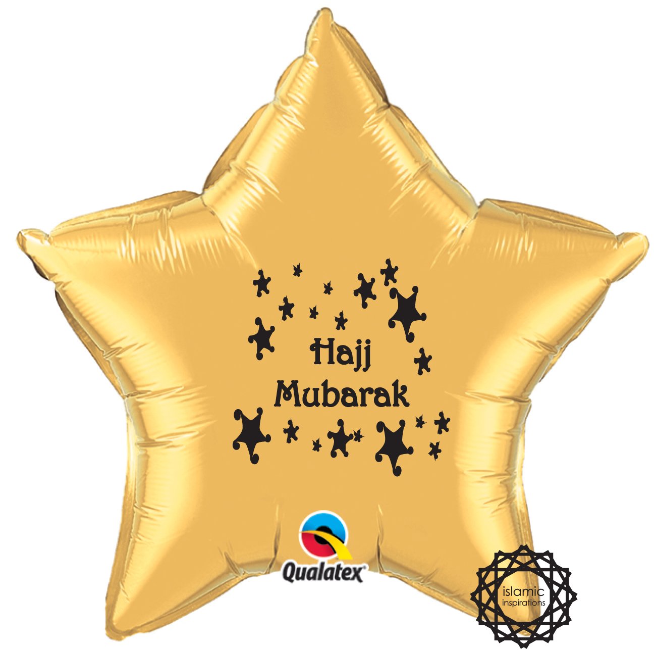 Hajj Mubarak Foil Balloon - Available In Different Colours-almanaar Islamic Store