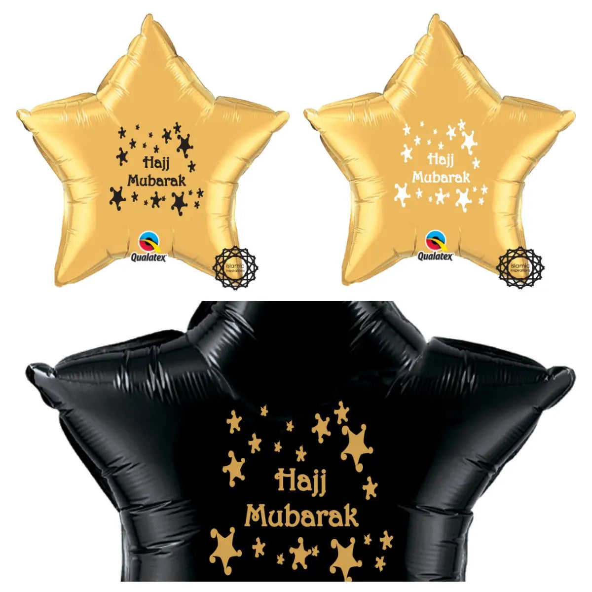 Hajj Mubarak Foil Balloon - Available In Different Colours-almanaar Islamic Store