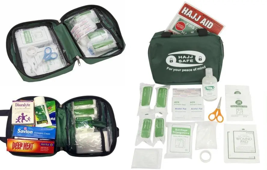 Hajj & Umrah First Aid + Hajj Aid Kit-almanaar Islamic Store