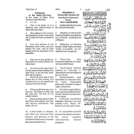 Holy Quran with Arabic Text, English Translation and Roman Transliteration – A.Y Ali | Hardbound-almanaar Islamic Store