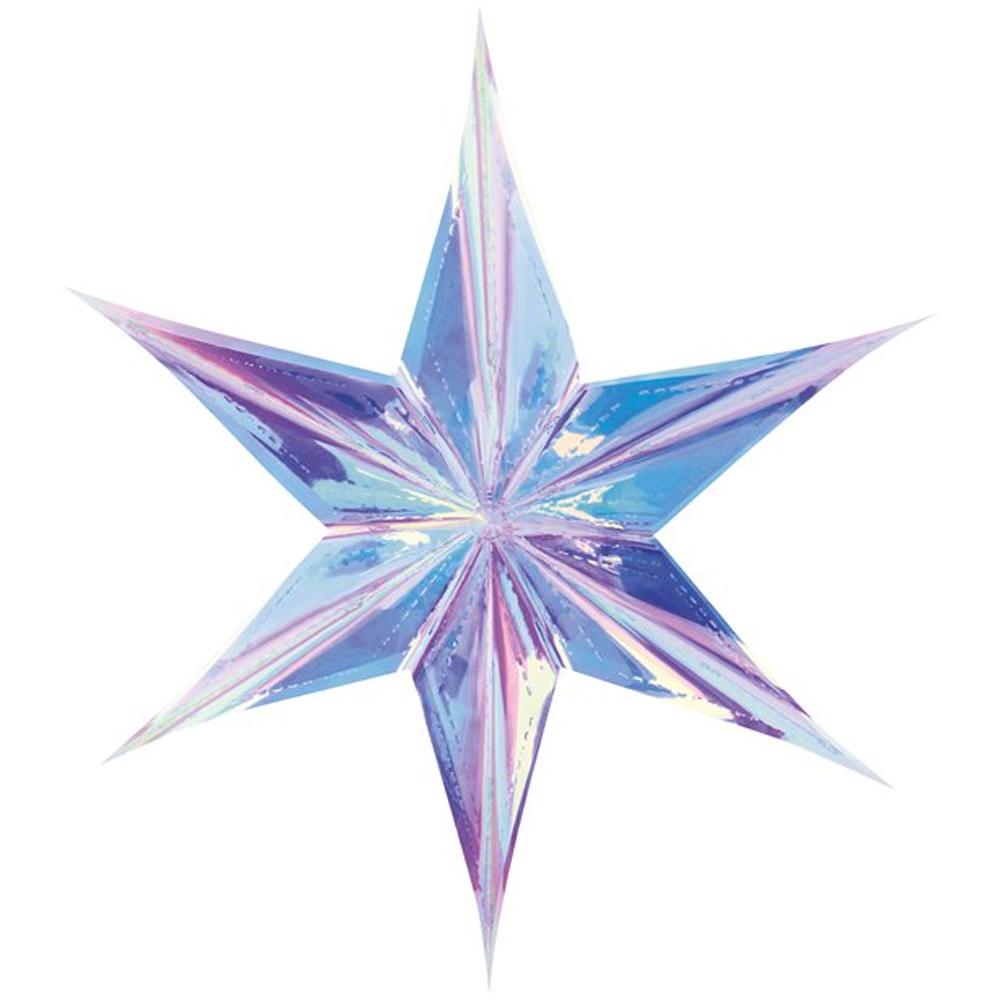 Iridescent Star Decoration - 40cm-almanaar Islamic Store
