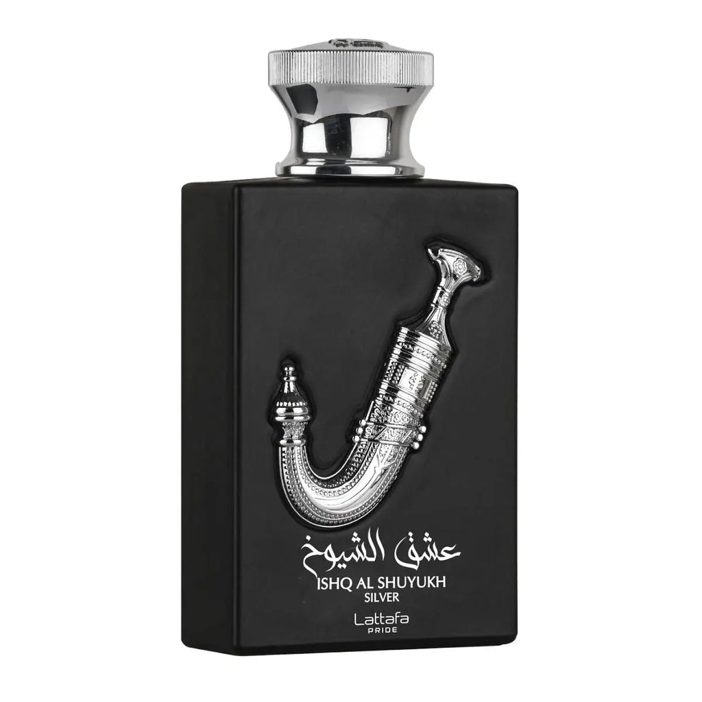 Ishq Al Shuyukh Silver Eau De Parfum 100ml Lattafa Pride-almanaar Islamic Store