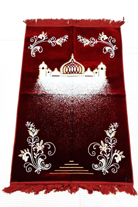 Islamic Masjid Floral Prayer Mat Turkish Jannamaz Musalla-almanaar Islamic Store