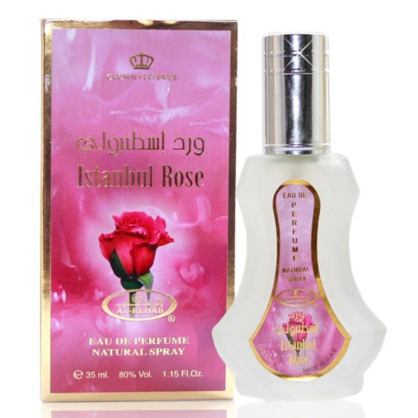Istanbul Rose Perfume Spray 35ml Al Rehab-almanaar Islamic Store