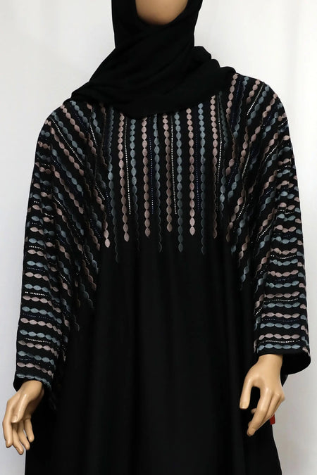 Ladies Butterfly Sleeve Abaya-almanaar Islamic Store