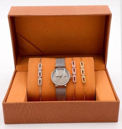 Ladies Watch & Bracelet Gift Set.-almanaar Islamic Store