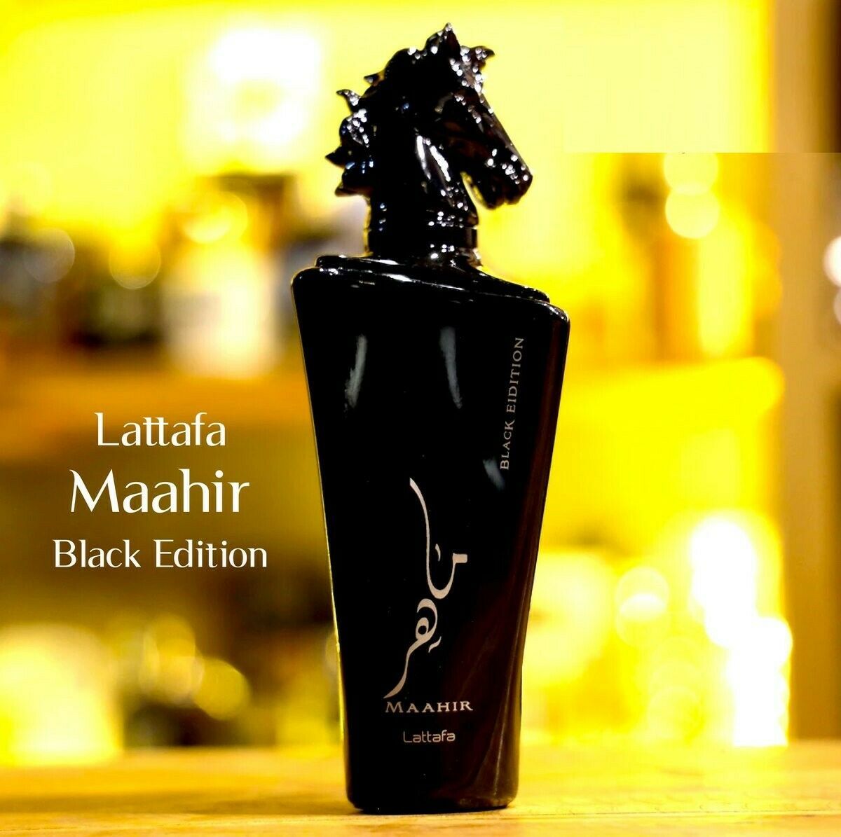 Maahir Black Edition Eau de Parfum 100ml Lattafa-almanaar Islamic Store