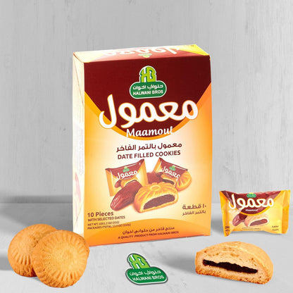 Maamoul Date Filled Cookies 350g-almanaar Islamic Store