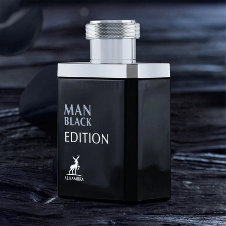 Man Black Edition Eau De Parfum 100ml Alhambra-almanaar Islamic Store