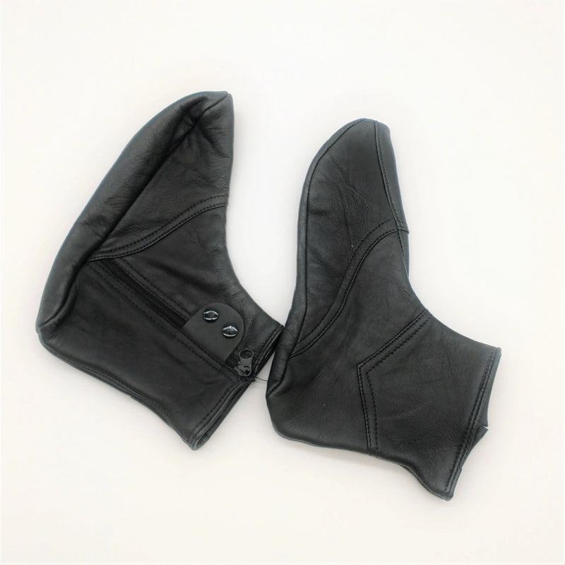 Men’s Black Leather Socks - Almanaar Islamic Store