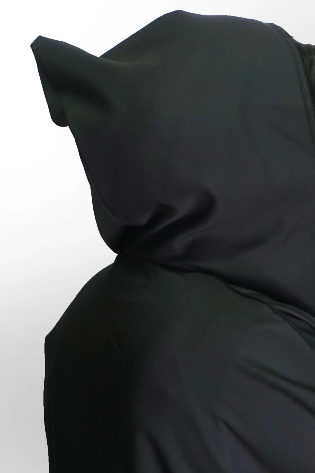 Moroccan Hooded Abaya - Black-almanaar Islamic Store