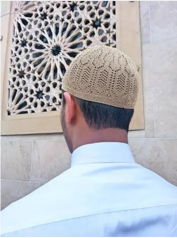 100% Cotton Prayer Hat Kufi - One Size-almanaar Islamic Store