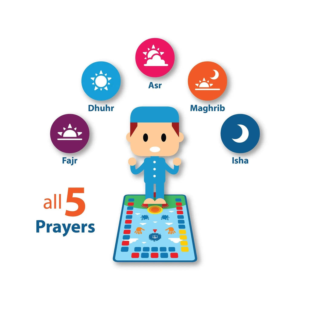 My Salah Mat - Educational Interactive Prayer Mat-almanaar Islamic Store