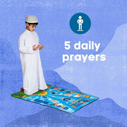 My Salah Mat - Educational Interactive Prayer Mat-almanaar Islamic Store