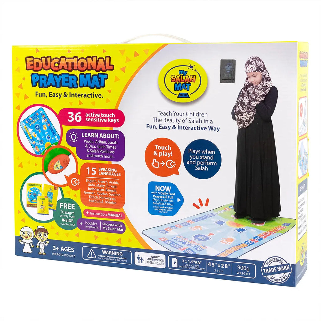 My Salah Mat - Educational Interactive Prayer Mat-almanaar Islamic Store