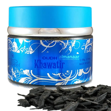 Nabeel Bakhoor Oudh Khawatir Incense 60g-almanaar Islamic Store