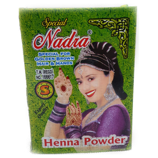 Nadra Golden Brown Henna Powder-almanaar Islamic Store