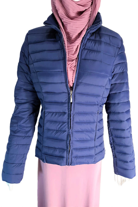 Navy Winter Jacket-almanaar Islamic Store