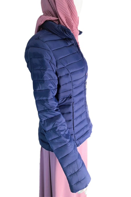 Navy Winter Jacket-almanaar Islamic Store