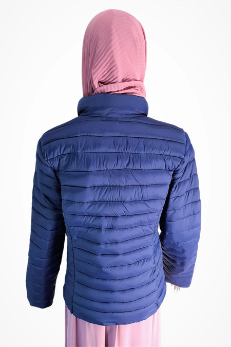 Navy Winter Jacket-almanaar Islamic Store