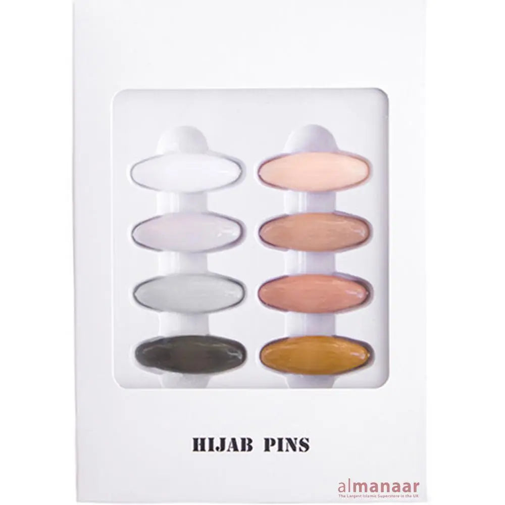 Neutral - Skin Tone Hijab Safety Pins-almanaar Islamic Store