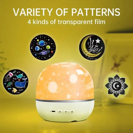 Night Lamp Projection Quran Speaker - almanaar Islamic Store