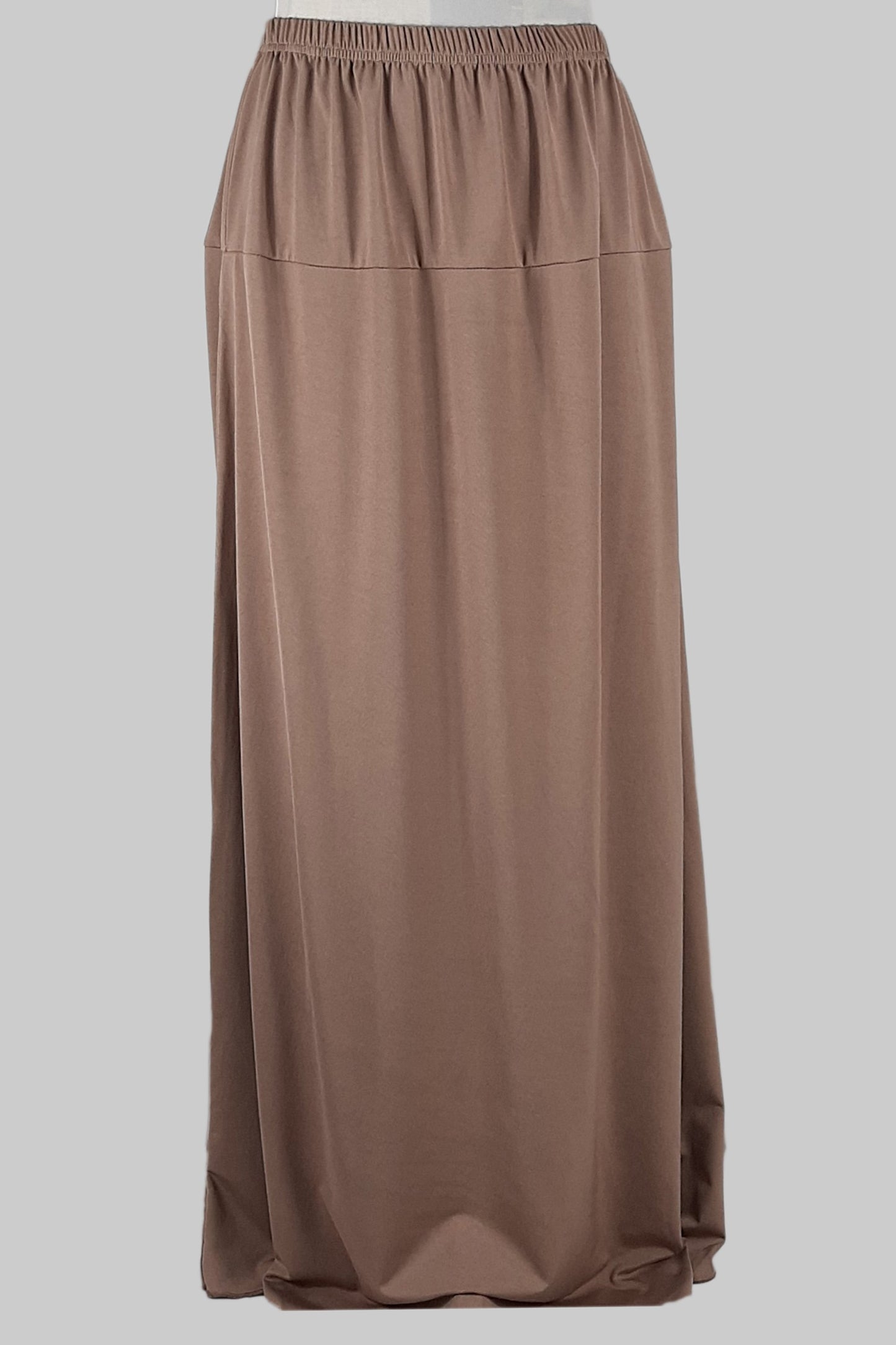 Non Bubble Jersey Skirts-Peach-almanaar Islamic Store