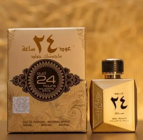 Oud 24 Hours Majestic Gold Eau de Parfum 100ml Ard Al Zaafaran-almanaar Islamic Store