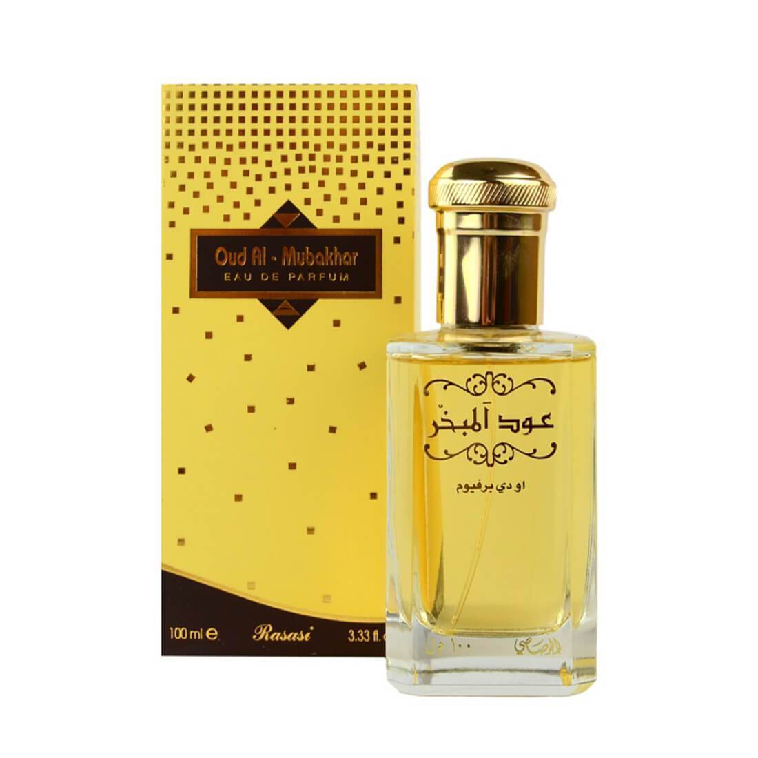 Oud Al-Mubakhar Eau de Parfum 100ml Rasasi-almanaar Islamic Store